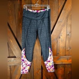 ATHLETA Gray Petal Chaturanga Full Length High RIse Leggings Size  Large